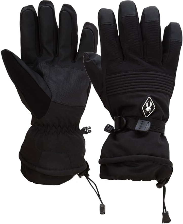 Spyder Men's Ski Gloves - Super Soft Mountain Ski Insulated Gloves for Men - ...