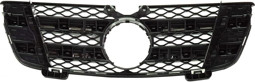 Grille For Mercedes-Benz GL450 2007-2012 Painted Silver Shell and Insert | Replacement For MB1200174 | 16488001859776