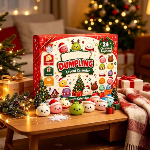 Christmas Advent Calendar 2026 Mini 24 Days Dumplings Christmas Squishies - image 2