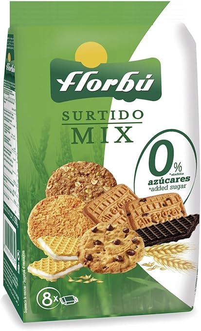 FLORBU Assorted SUGARFREE Mix Biscuit And Cookies 270GR