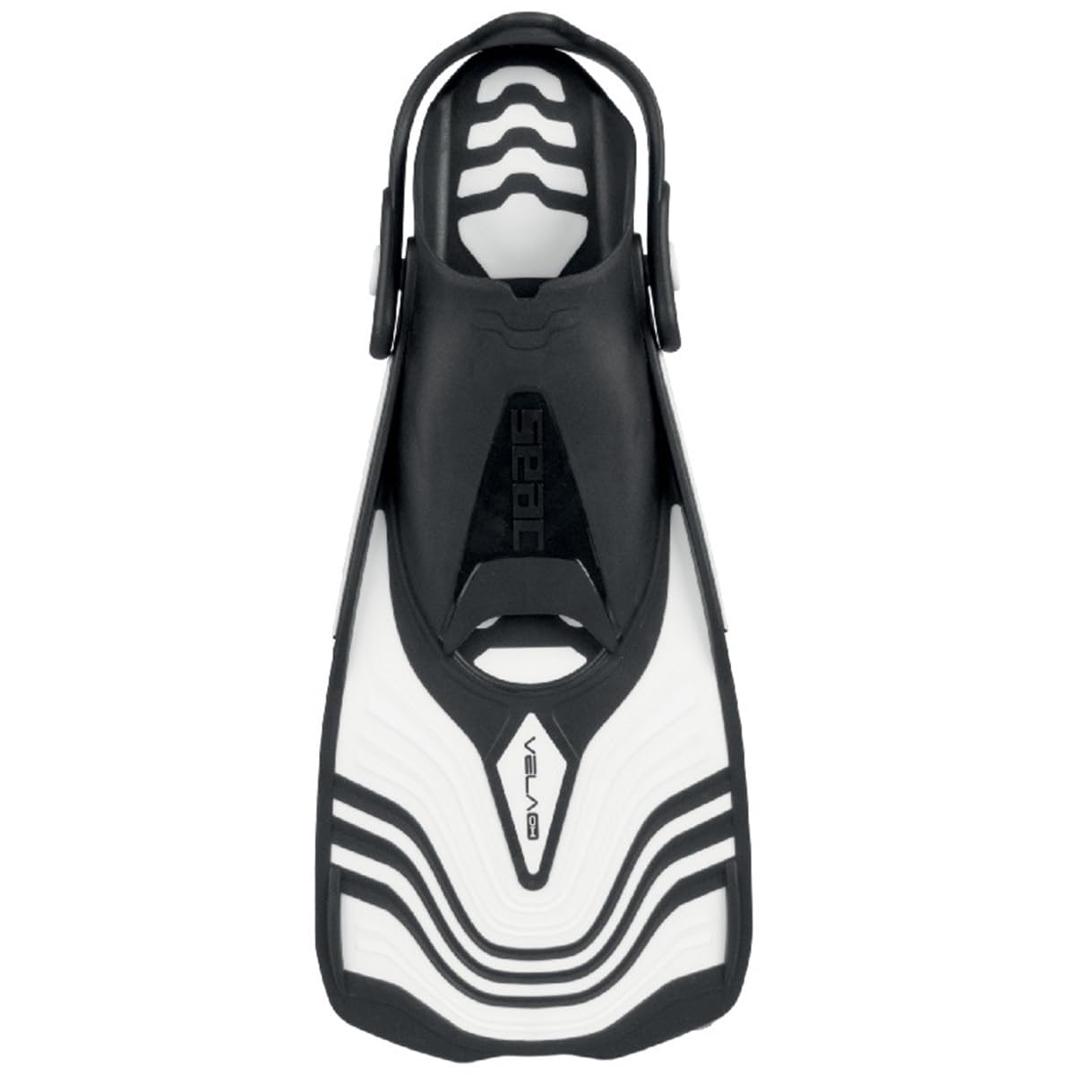 SEAC Vela Oh, Pinne Corte per Snorkeling e Piscina, con Cinghia Regolabile Unisex Adulto