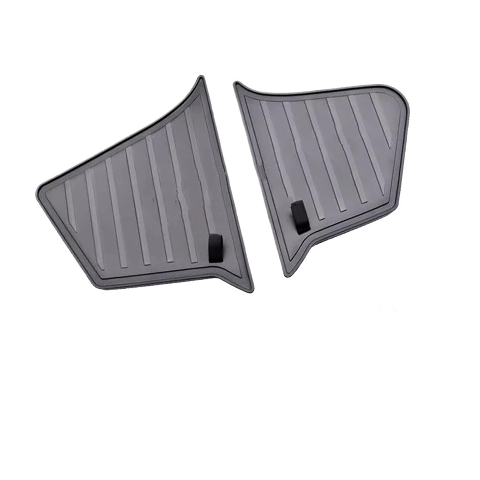 Lhdktee Cargo Cover For Tesla For Model Y For Juniper 2025+ TPE Car Trunk Side Storage Box Cover Plate Organizer Refit Accessorys Rear Trunk Parcel Shelf(TPE Cover 2piece)