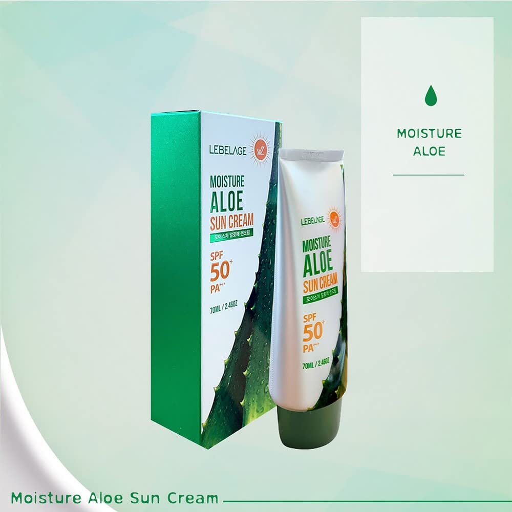 LEBELAGE Nemlendirici Aloe Vera Spf 50 Pa Güneş Kremi Moisture Aloe Sun Cream