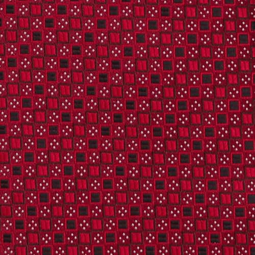 tiemart Boys' Crimson Red Marie Square Clip-On Tie, 8" Length4