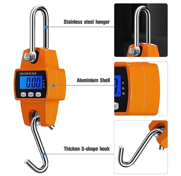 Báscula digital colgante de 300 kg