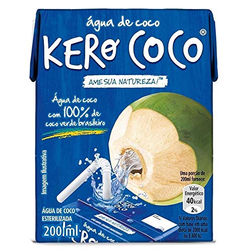 Água De Coco Esterilizada Kero Coco Caixa 200Ml