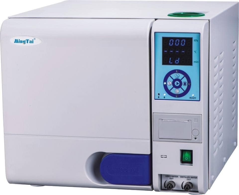 BoNew-Oral Autoclave 18L Class B Autoclaves LED Digital Display High Temperature High Pressure Steam Dry Machine Automatic with Printer
