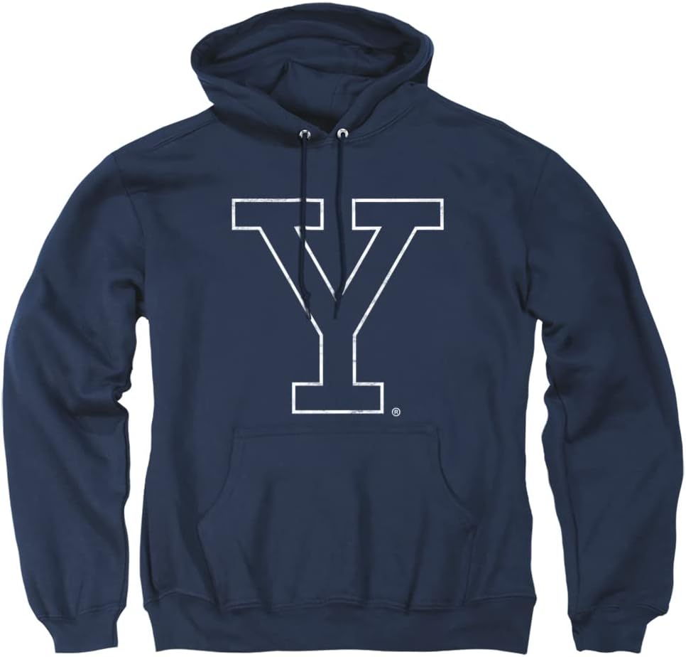 LOGOVISION Official Collegiate Distressed Primary Logo Adult Pullover Hoodie Collection