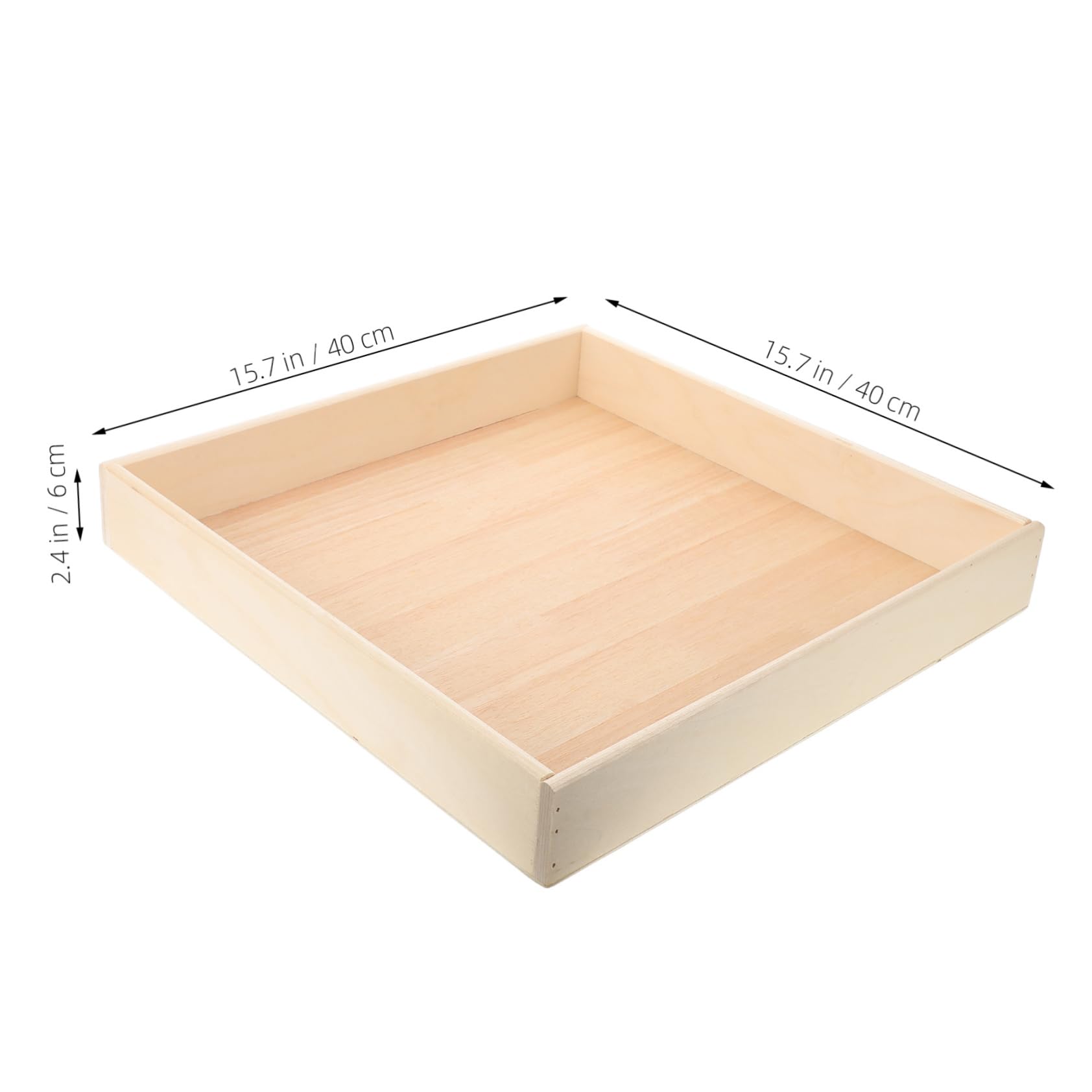 Kisangel Wooden Sandbox Tray for Indoor Outdoor Play Sand Box for Compact Design for Easy Storage for Creative Sand Activities