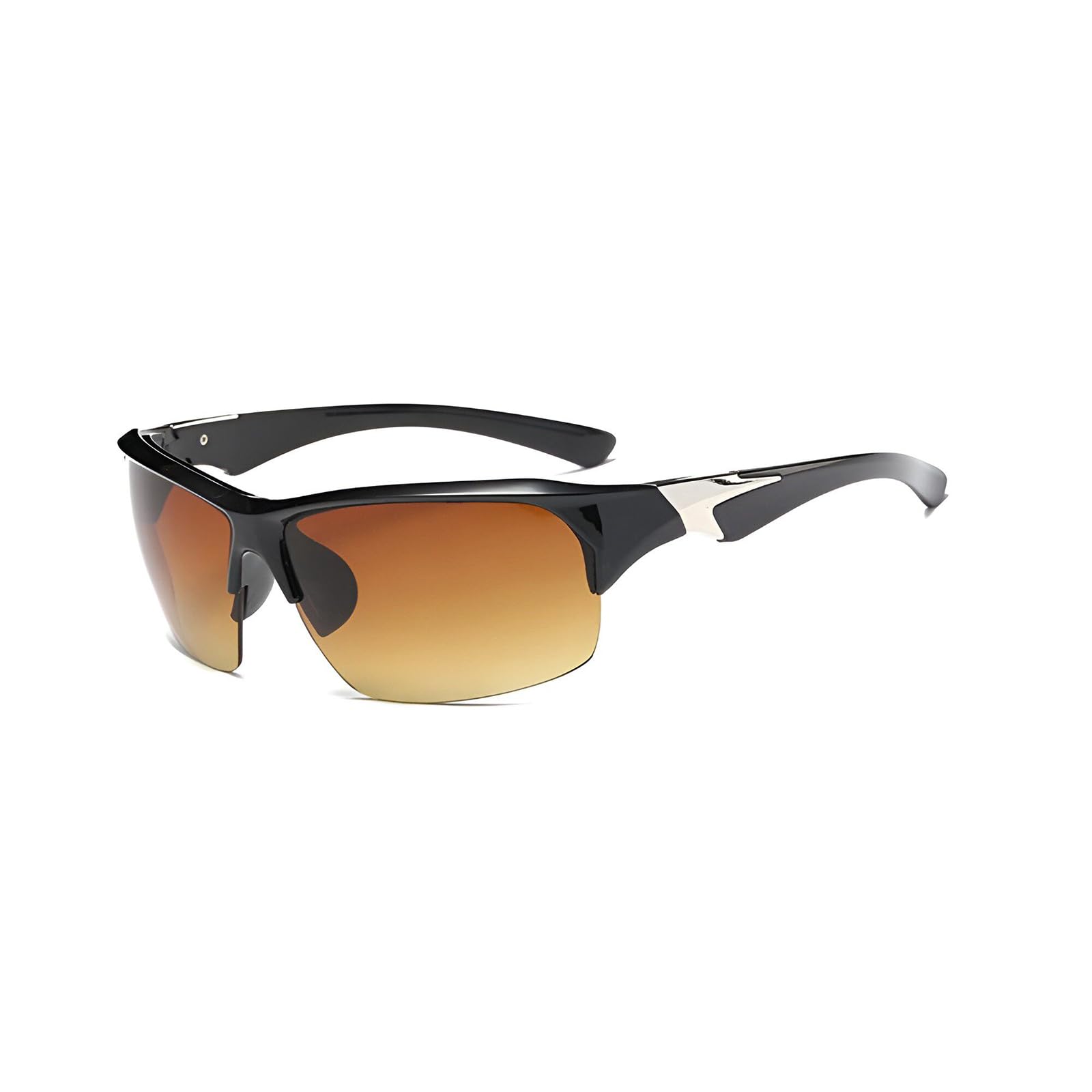 SagaSave Cycling Glasses, Stylish UV400 Outdoor Sports Protection Goggles Sunglasses for Man and Woman (Brown) โ image 1