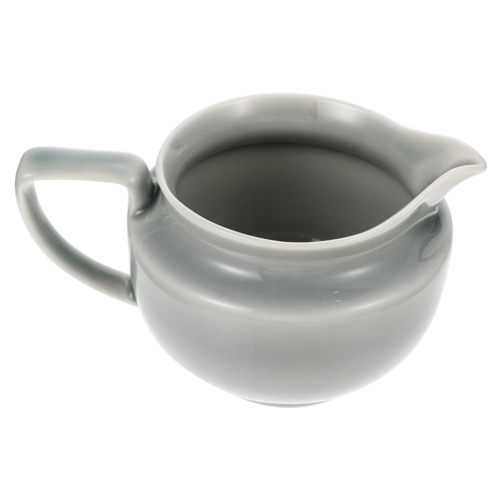 Mikinona Ceramic Milk Jug Tea Fairness Cup Ghee Container Coffee Milk Creamer Pitcher Sauce Pitcher Coffee Creamers Soy Sauce Dishes Milk Frothing Jug Kitchen Supply Sauce Boat Ceramics