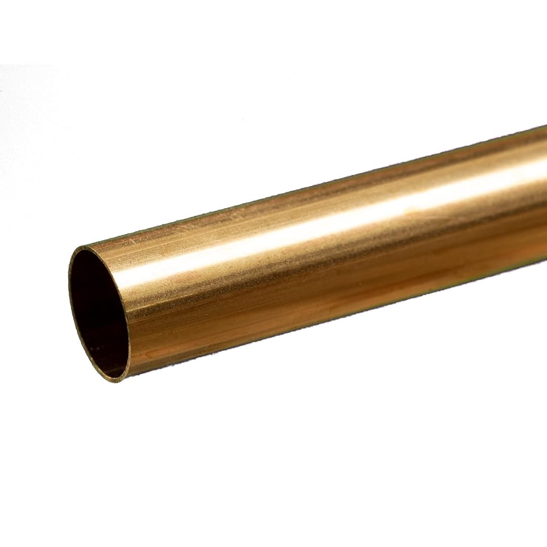 K&S 9111 Round Brass Tube 7/16" X 36" X .014" (4 Pcs - View #3