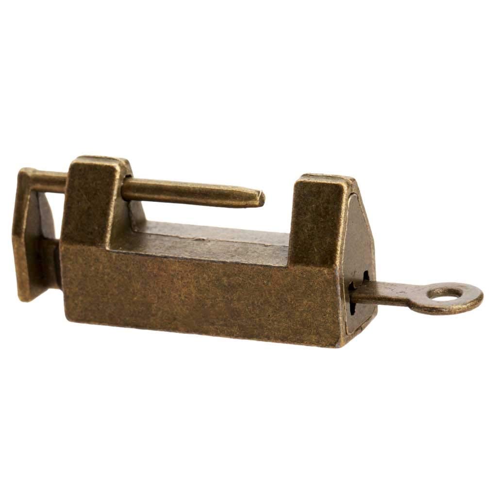 Cadenas rétro en alliage de zinc pour sécuriser vos malles anciennes et boîtes à bijoux