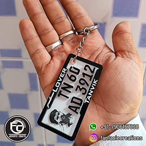 Image of Acrylic Customized Bike or Car Shape Keychains | Gift for riders