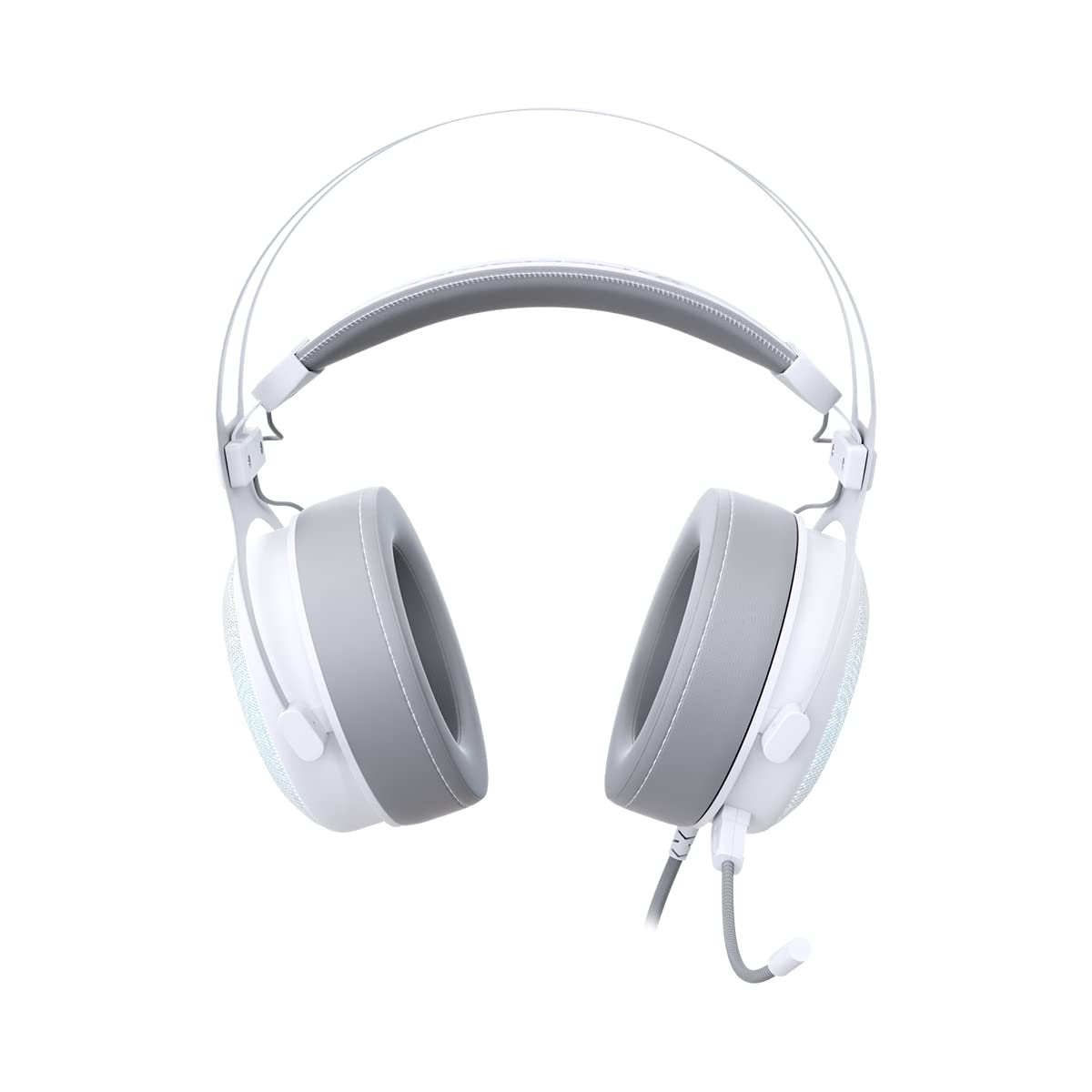 Cuffie Gaming Newskill Kimera V2 Ivory 7.1 compatibili con PC e PS4 di Colore Bianco