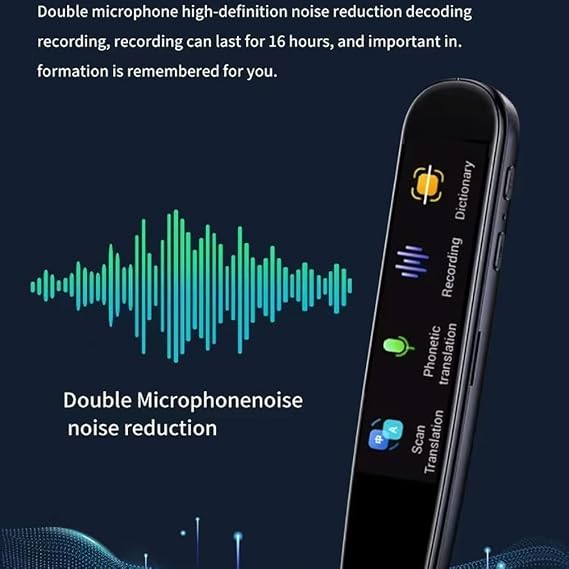 Amigopen multi-purpose translation device, multi-purpose translation pen, language translation device for students, two-way language translator