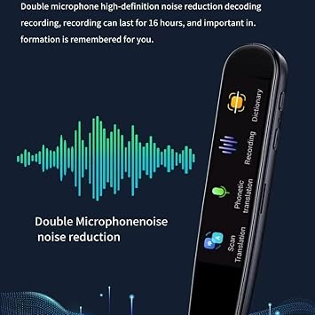 Amigopen multi-purpose translation device, multi-purpose translation pen, language translation device for students, two-way language translator