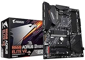 MB Gigabyte B550 AORUS Elite V2 (B550,AM4,ATX,AMD) Schwarz, Einheitsgröße