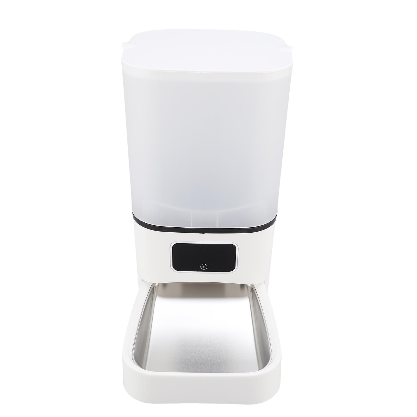 Alimentatore Automatico per Animali Domestici di Grande capacità, Distributore di Alimenti Secchi con Telecomando WiFi, Alimentazioni Programmate per la Gestione degli Alimenti