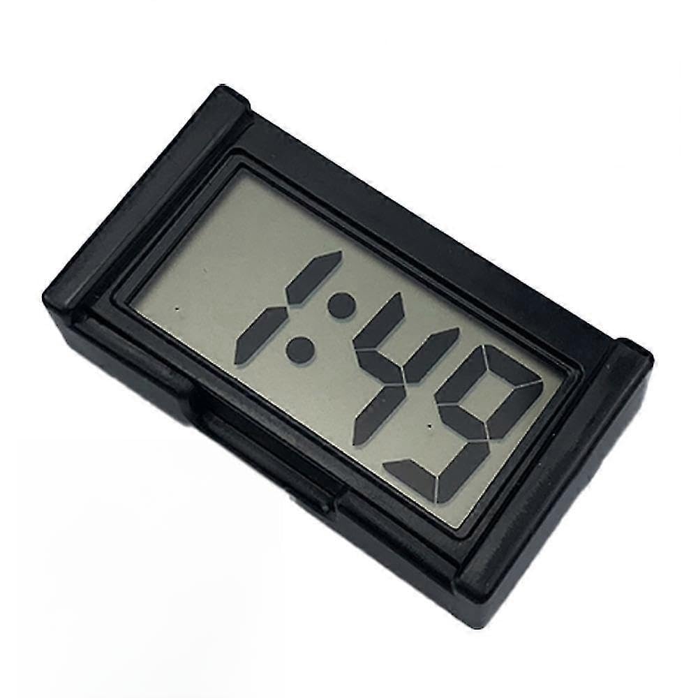 JOYHAPPST Self-adhesive Portable Lcd Digital Display Car Clock Dashboard With Calendar