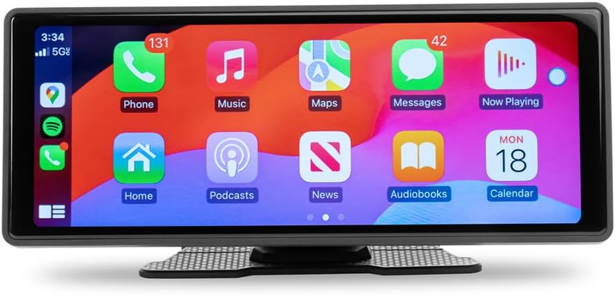 Belva NDASH10 (N-10) 10.26″ Portable Dash Mount Stereo with Apple CarPlay, Android Auto, Bluetooth, and GPS Navigation for Cars, Trucks, RVs, Semi-Trucks, EVs/Tesla Belva NDASH10 (N-10) 10.26″ Portable Dash Mount Stereo with Apple CarPlay, Android Auto, Bluetooth, and GPS Navigation for Cars, Trucks, RVs, Semi-Trucks, EVs/Tesla