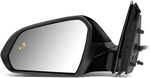 Miniatura 18 de DNA Motoring OEM-MR-HY1320239 Heated Powered Left Driver Side Door View Mirror W/Blind Spot Detection & Turn Signal Compatible with 2018-2019 Sonata