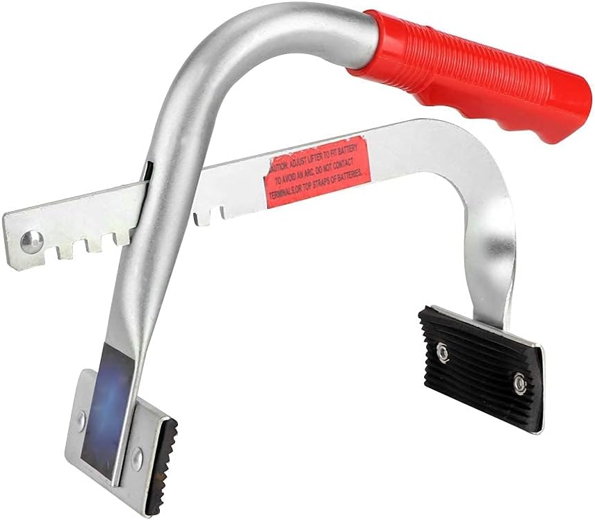 Aramox Battery Carrier, Metal Adjustable Side for Heavy Duty Applications