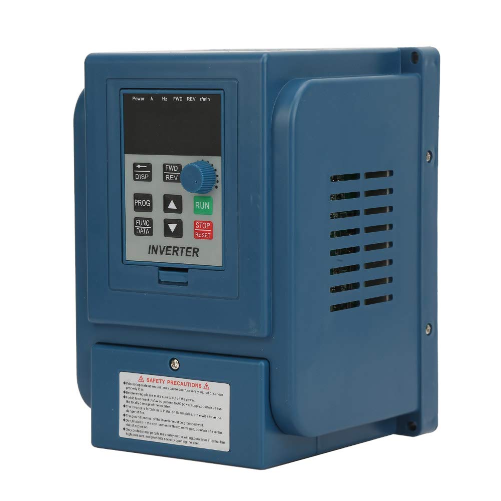 Convertidor de Frecuencia VFD, Inversor de Corriente Trifásica 380VAC 6A 2.2KW, Controlador de Velocidad Monofásico para Motores