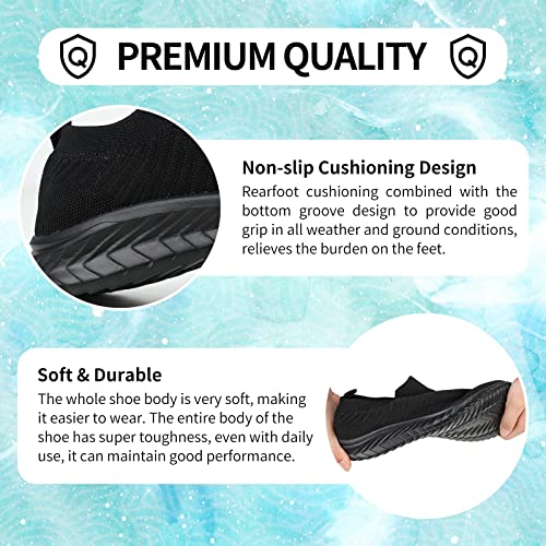 JIAFO Mens Shoes Walking Shoes for Men Mens Slip On Shoes Sneakers for Men, Casual Athletic Running, Lightweight Breathable Mesh Knit3