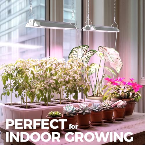 Image of Barrina TX18 1FT LED Grow Light, 18W(90W Equivalent), High PPFD, Super Bright, Full Spectrum Hanging Grow Light from Seedling to Flowering, Vegetables with On /Off Switch, Linkable, 1 Pack