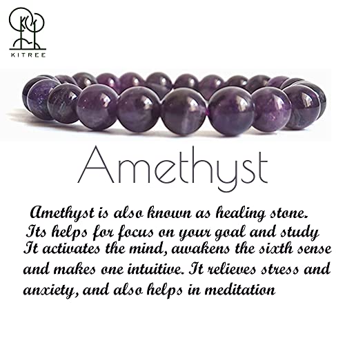 Image of HEALING AND SEMI-PRECIOUS CRYSTAL STONE BRACELET 8 MM ROUND FOR FENSHUI