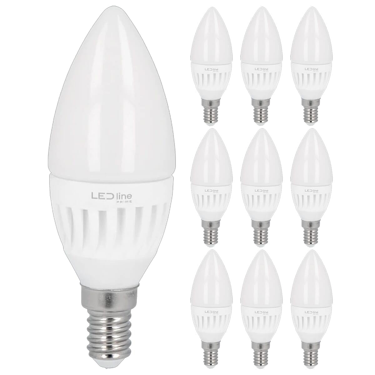 LED-Line E14 LED-Lampe B35 5W 700lm 3000K warmweiß 10 Stück