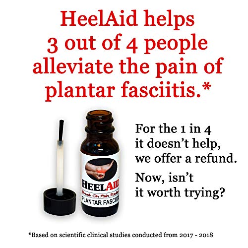 HeelAid Plantar Fasciitis Pain Relief CBD (Hemp) Enriched Brush-On Heel Treatment - Doctor Developed - Clinically Tested - Natural Ingredients Penetrate Deep to Calm Fascia Inflammation. - Image 4