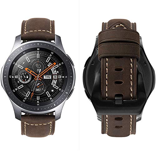 MroTech Correa Gear s3 Frontier Piel Galaxy Watch 46mm Correas de ...