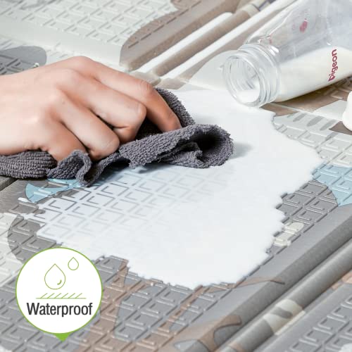 Image of Fodoss Baby Play Mat, 59x59inch Play Mat, 0.4 in Thick Waterproof Playmat