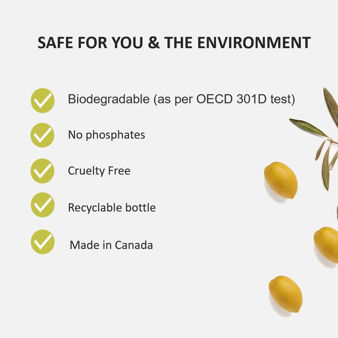 Cucina Fruits & Passion Biodegradable Concentrated Liquid Dish Soap Detergent 16.9 Ounces - 2 Pack (Sea Salt and Amalfi Lemon)