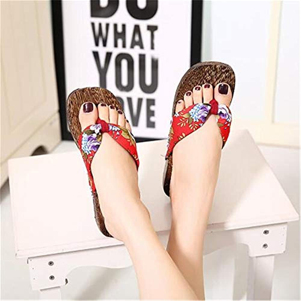 Black Sugar femme fille Géta en Bois Talons Sandales Samurai Chausson Tong Japonais Maison Sortie déguisement Cosplay yugata geisha