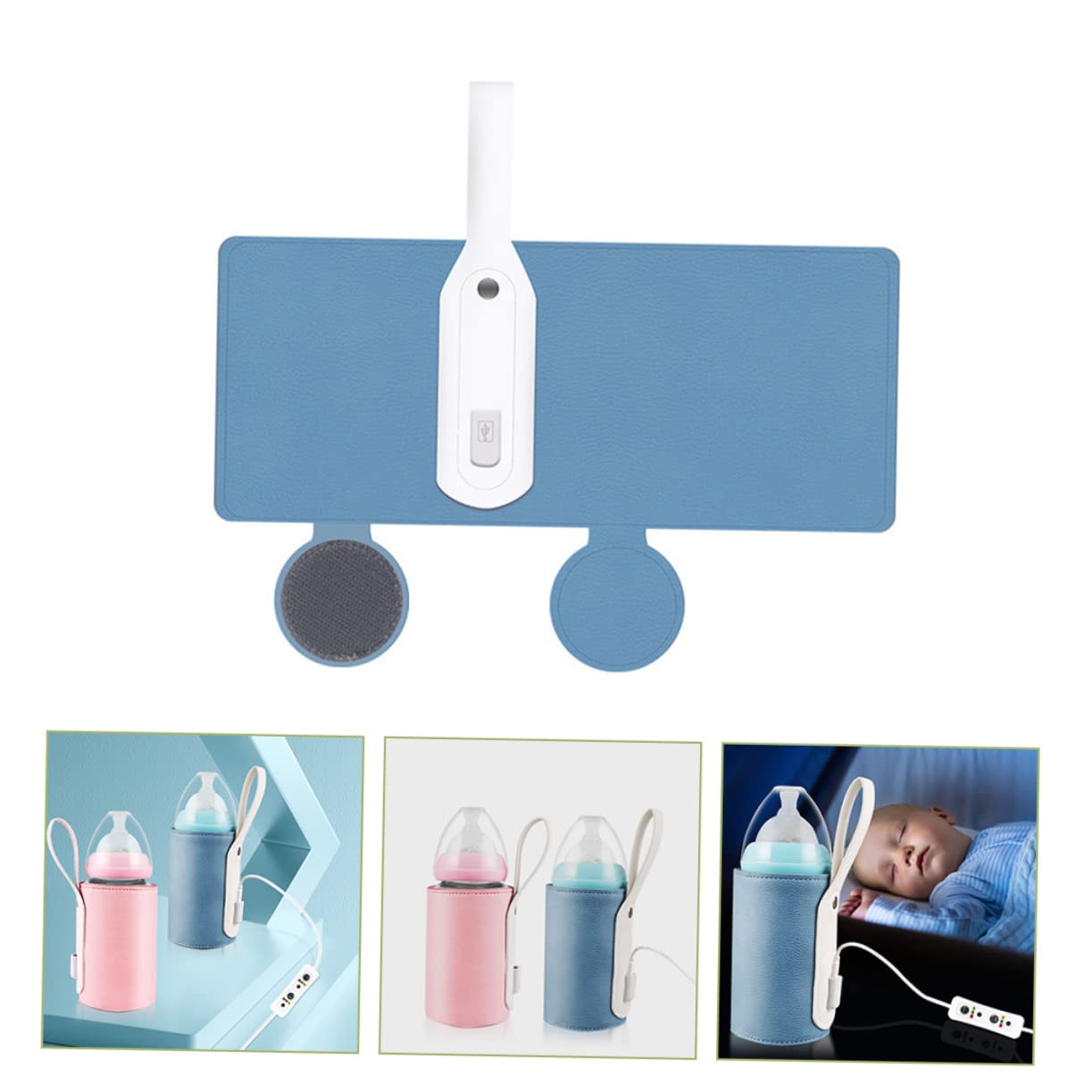 Portable USB Bottle Warmer for Travel Temperature Warmer Design for Use for Newborns and Go Parents