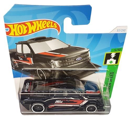 Hot Wheels Ford F-150 Lightning 1:64 Negro miniatura 2