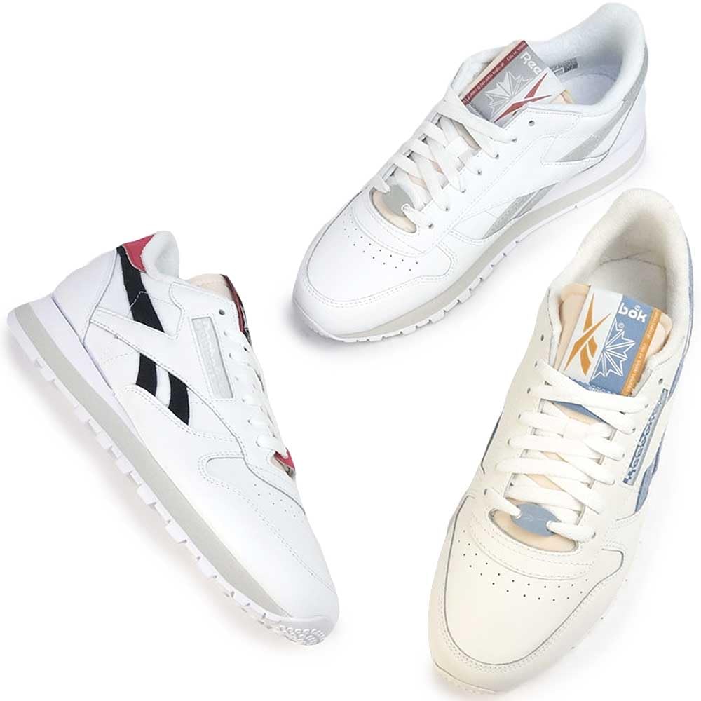 Reebok Unisex Classic Leather V1 Sneaker, Ftwwht Cblack Vectred, 8 US Women