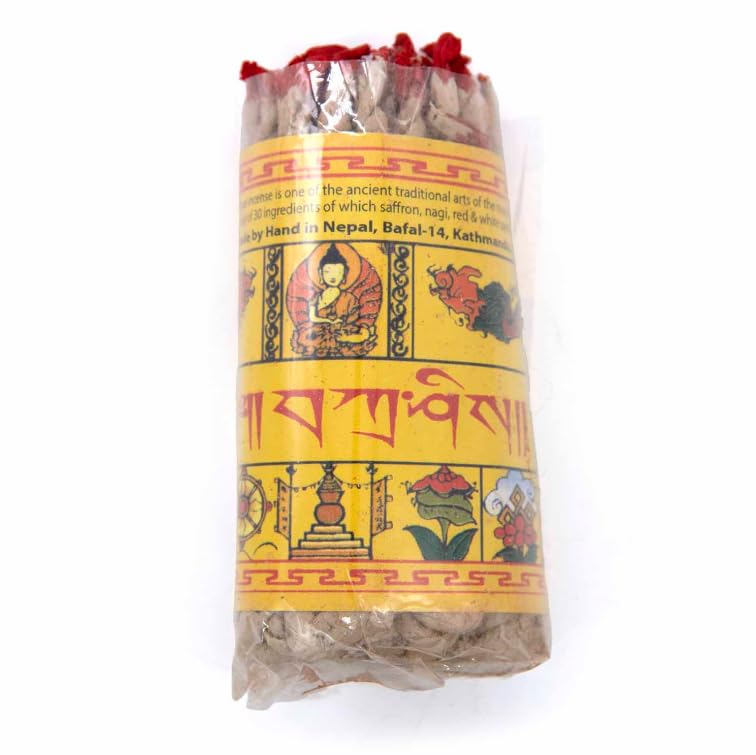 Himalayan Herbal Incense Rope, Traditional Handmade Temple Rope Incense, Natural Aromatic (Tashi Rope Incense)
