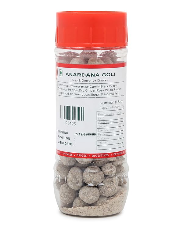 ROOPAK'S PIK-N-PAY Anardana Goli Mouth Freshener, Digestive,After-Meal,Mukhwas | 125 grams 1