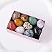 MuYu Art Cute 10 Pcs Egg Crystal Stones Kit, Mixed Colors Bird Eggs Shape Stones Decor Chakra Healing Crystals Eggs Gift