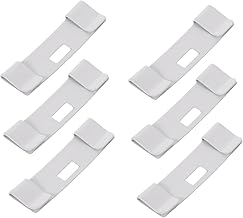 Veemoon Acessórios De Persianas Verticais Cortinas De Porta Deslizante Persianas Brancas Etiquetas Brancas Presilhas De Persianas Verticais Clipe Acessórios De Cortina Vertical Correção