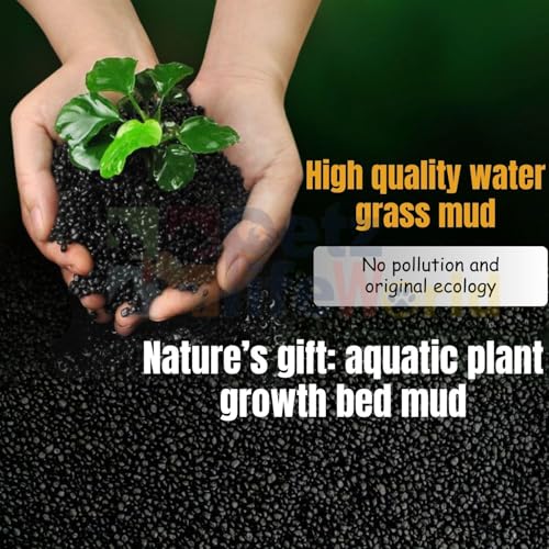 Image of VAYINATO 450g Black Aqua Soil Substrate for Planted Aquarium | Loose Nutrient-Rich Soil for Aquascaping, Shrimp & Freshwater Tanks | Promotes Plant Growth & Stable Water Parameters