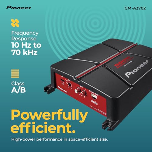 Pioneer GM-A3702 2-Channel Class A/B Car Amplifier thumb #3