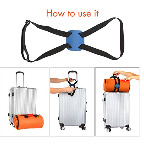 VVILL Bag Bungee, Luggage Straps Suitcase Adjustable Belt - Lightweight and Durable Travel Bag Accessories - Image 8