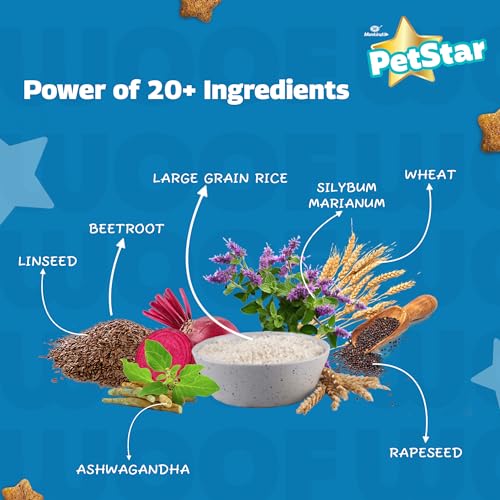 Image of Mankind PetStar Starter Dry Dog Food (High Protein) for Mother & Puppy, 3kg Pack | Improves Muscle & Strength, Supports Immunity, Protects Liver & Kidney | Gestation /Lactation Support