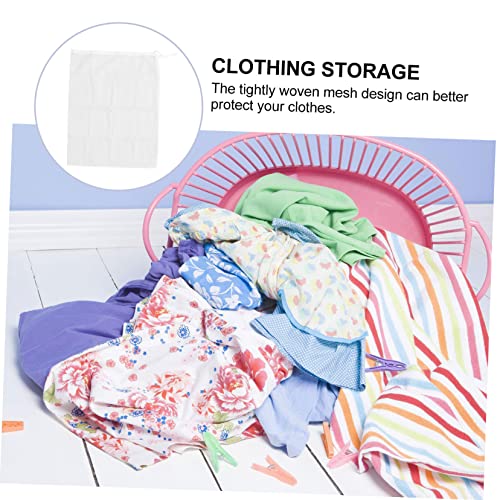 Large Mesh Laundry Bag Drawstring Reusable Travel Wash Bag for Organizing Clothes for Home Dorm and Laundry Use Storage for Dirty Clothes2