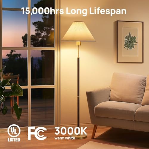 Image of Consciot A19 LED Light Bulb,60W Equivalent,8.5W 3000K Warm White,E26 Base,800 Lumens Non-Dimmable,Energy Efficient LED Light Bulbs,UL Listed for Home Lighting,24-Pack